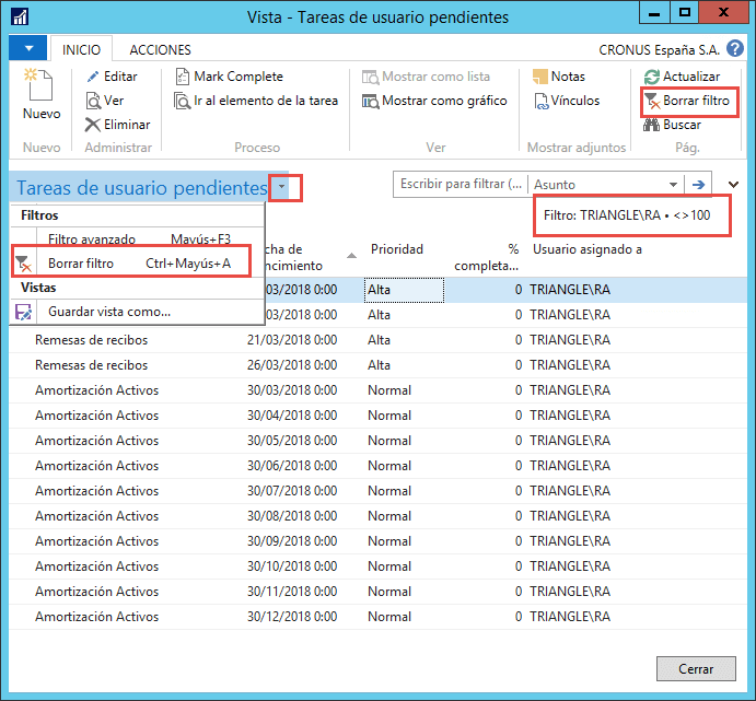 Dynamics NAV user tasks 6